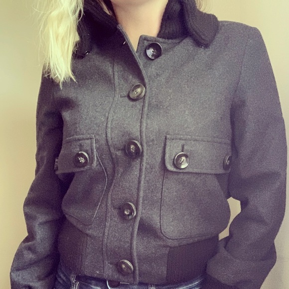 NY&C button up wool blend jacket - Picture 4 of 10